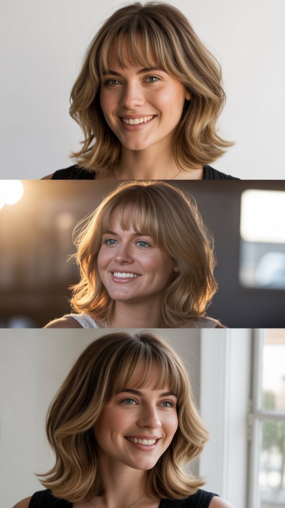 Split Bangs with Thinned-Out Layers