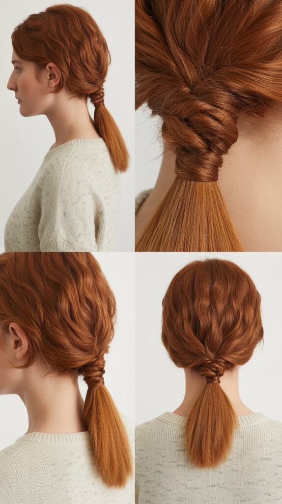 Twisted Side Ponytail