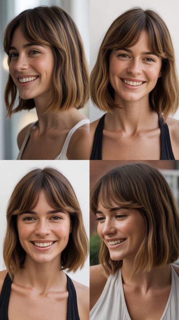 Long Bob with Long Bangs