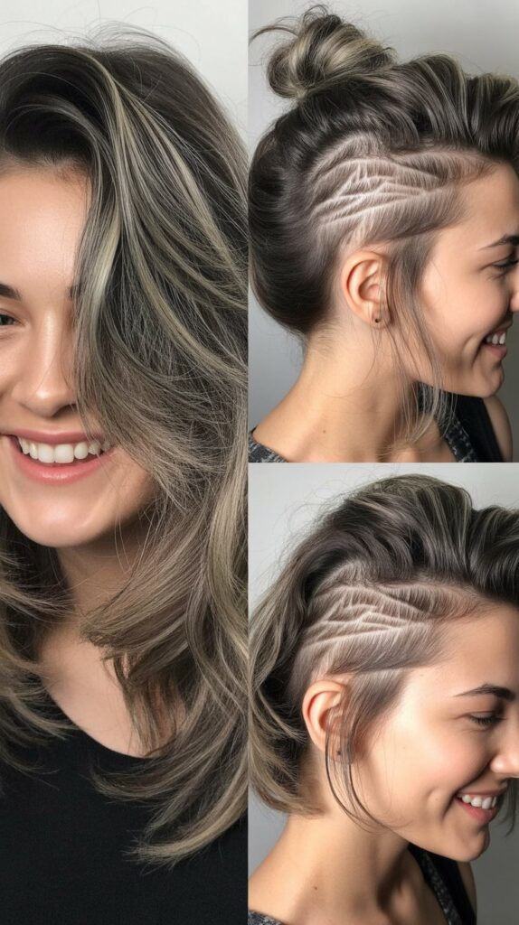 Edgy Undercut With Long Layered Top