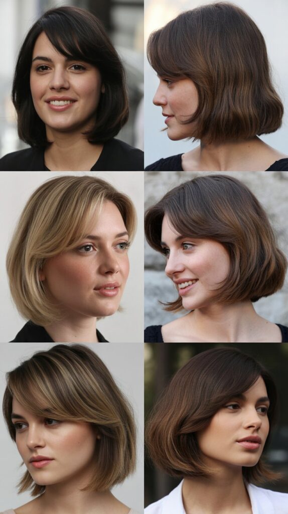 Long Bob with Side Bangs