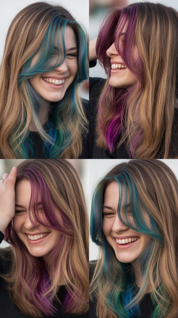 Long Layers with Peek-a-Boo Highlights