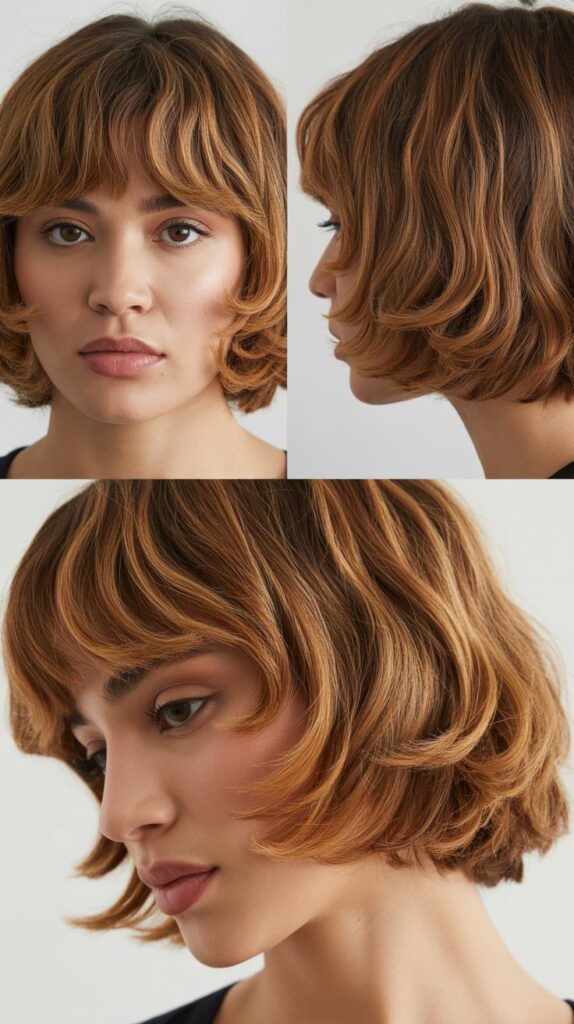 Soft Shag With Rounded Bangs
