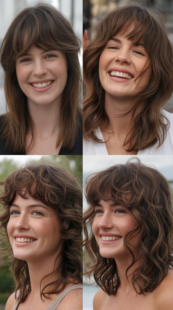 Feathered Wispy Bangs for Maximum Movement