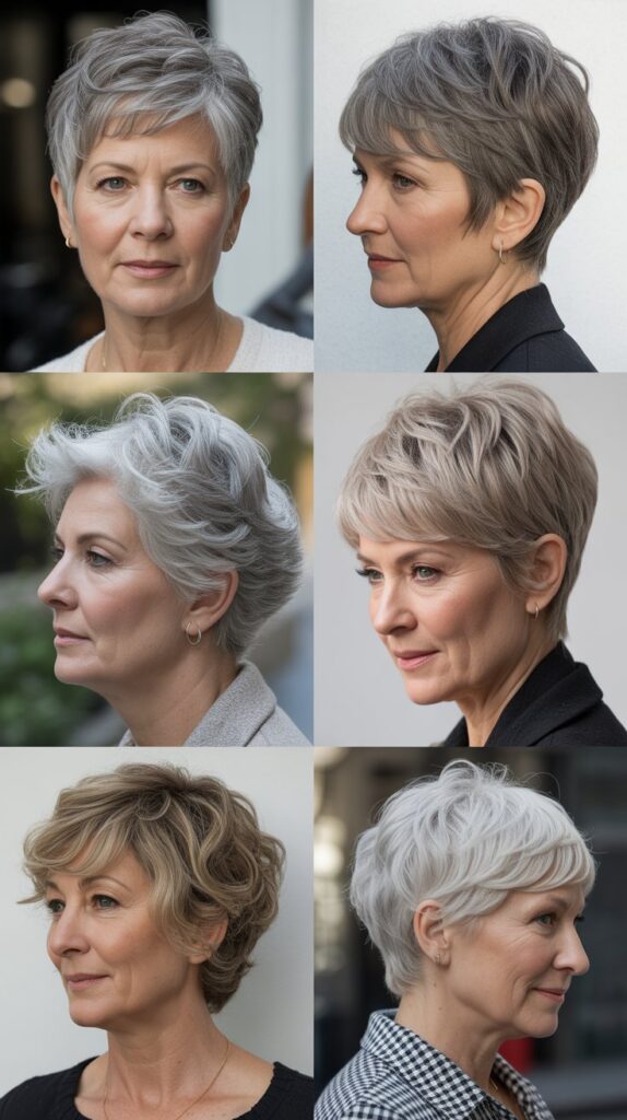 53 Most Flattering Hairstyles for Women Over 50 Right Now 20 Textured Crop