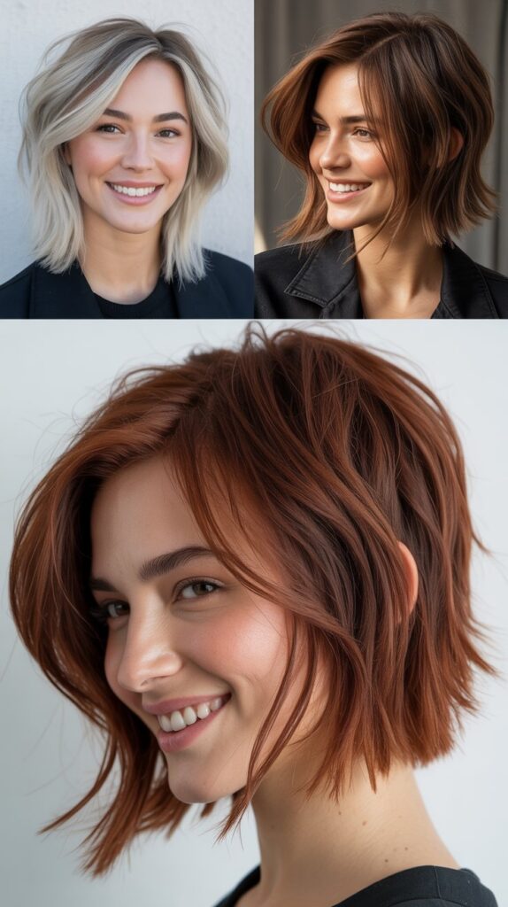 Long Bob with Piecey Ends