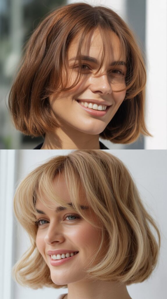 Long Bob with See-Through Bangs