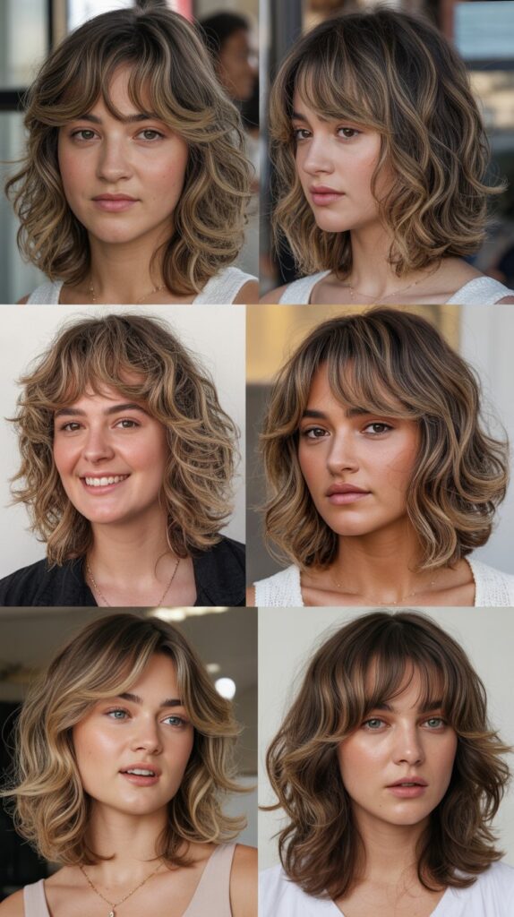 Wavy Layers with Curtain Fringe