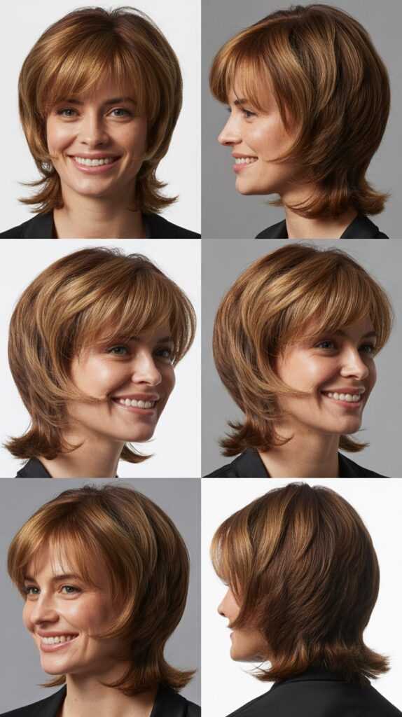 Stacked Layers with Curtain Fringe