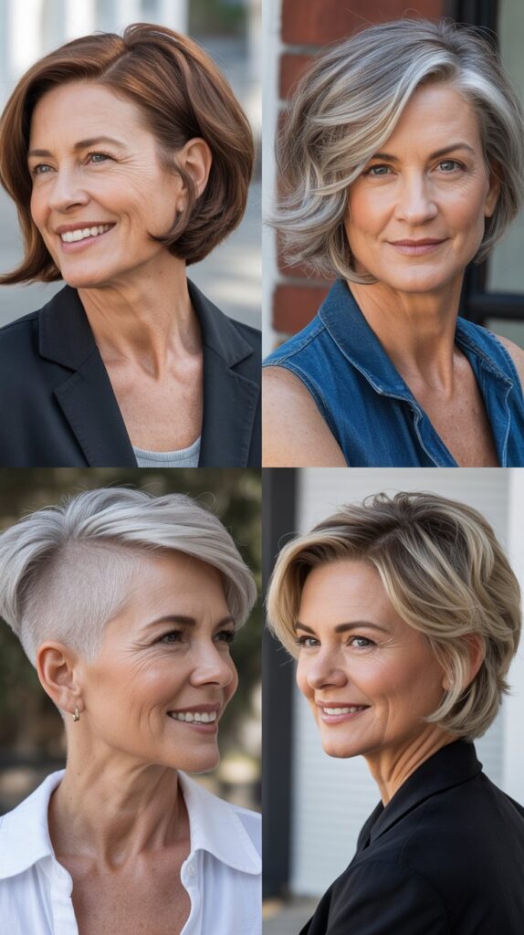 30 Easy-Care Haircuts for Women Over 50 That Still Look Chic 19 The Soft Undercut