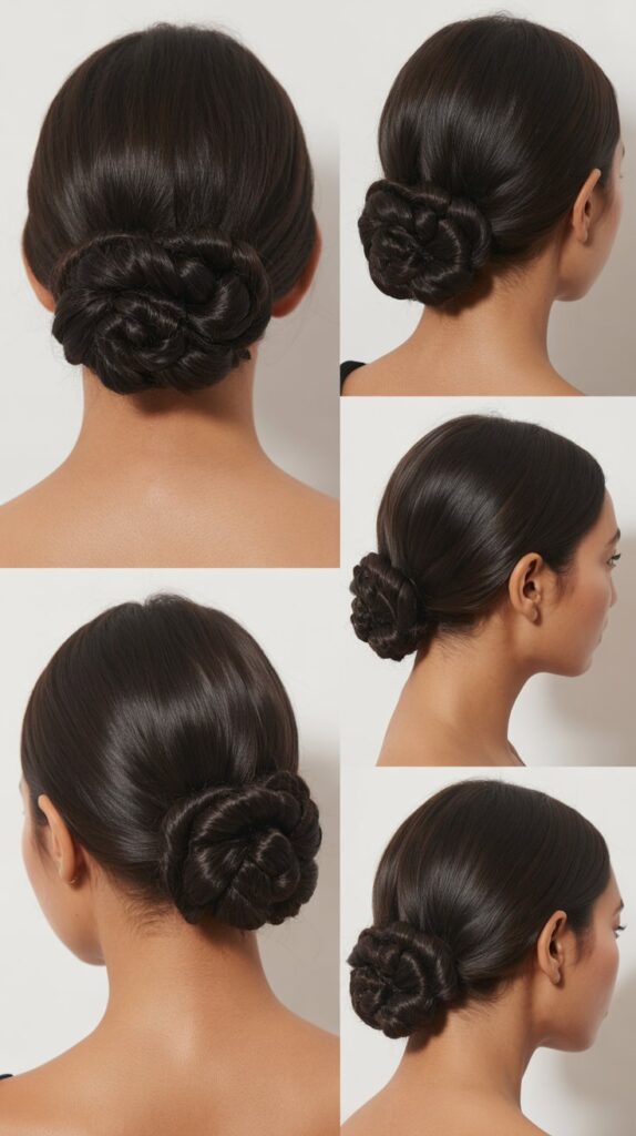 Twisted Low Bun