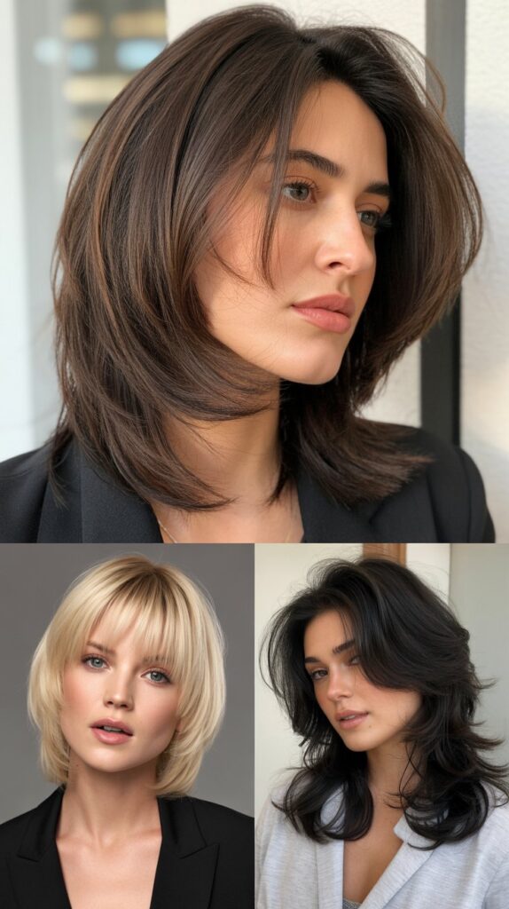 51 Best Haircuts for Thick Hair (Layered, Medium, Shoulder-Length) 14 Razor-Cut Layers