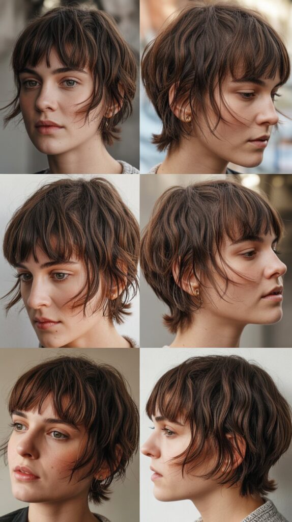 Choppy Bangs with Razored Ends