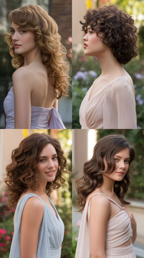 33 Elegant Formal Medium-Length Hairstyles Perfect for Special Occasions 2 Romantic Loose Curls