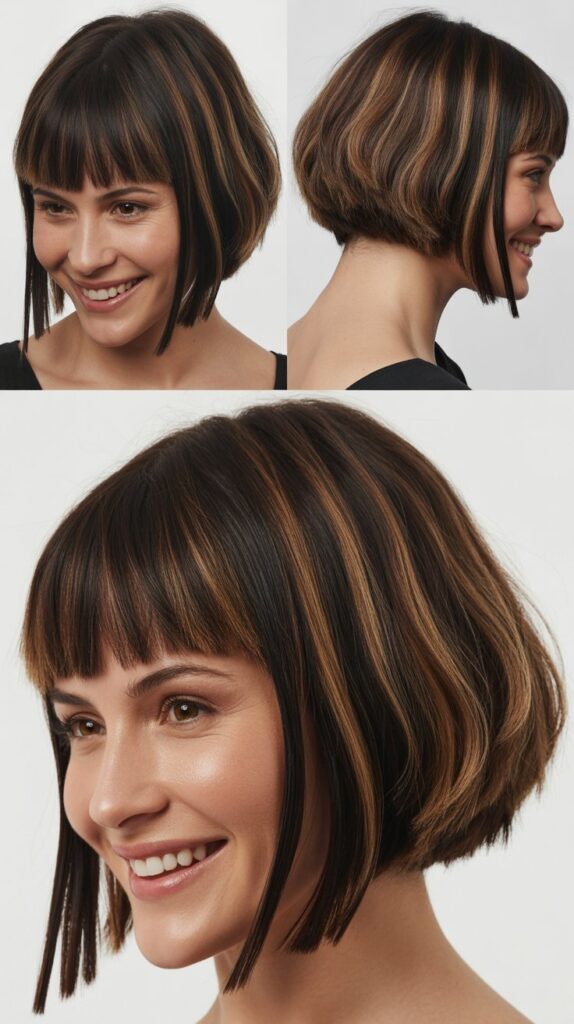 33 French-Inspired Bob Hairstyles With Fringe That Look Timeless 24 Vintage-Inspired Bob With Pin-Curl Fringe