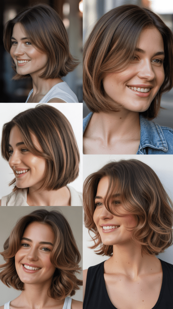 Soft Graduated Bob With Face-Framing Pieces