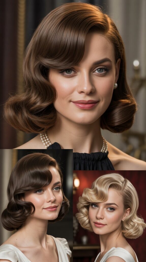 Long Bob with Side-Swept Style