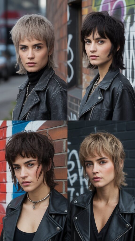 Choppy Layers with Baby Bangs