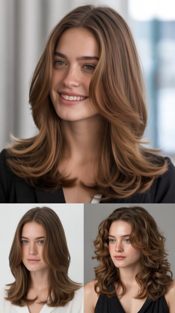 33 Best Long Haircuts With Flowy Front Layers 14 Long Layers With Subtle Graduation