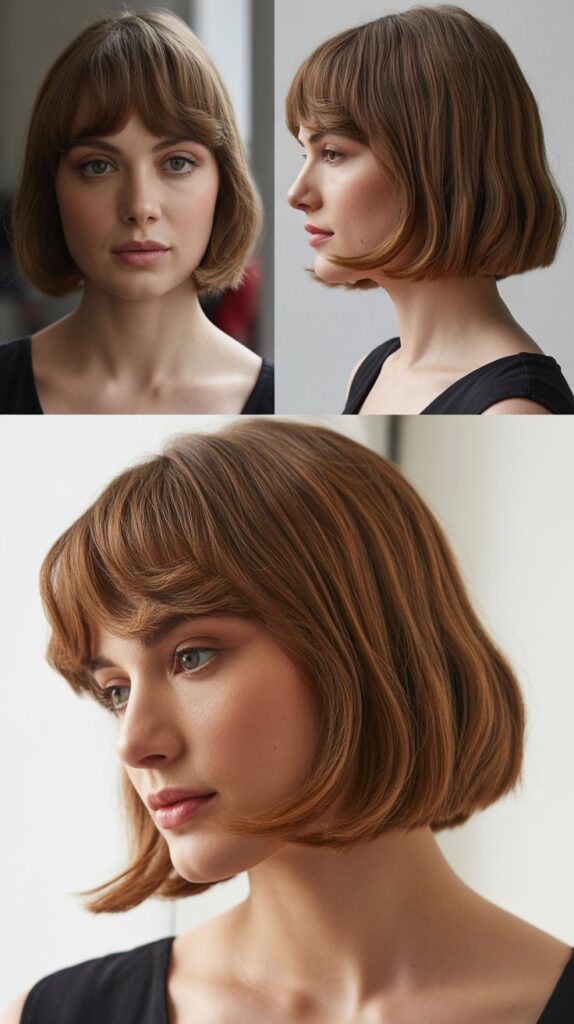 Medium Bob with Wispy Side Bangs