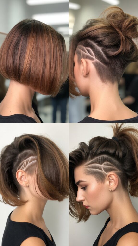 51 Best Haircuts for Thick Hair (Layered, Medium, Shoulder-Length) 19 Undercut Bob