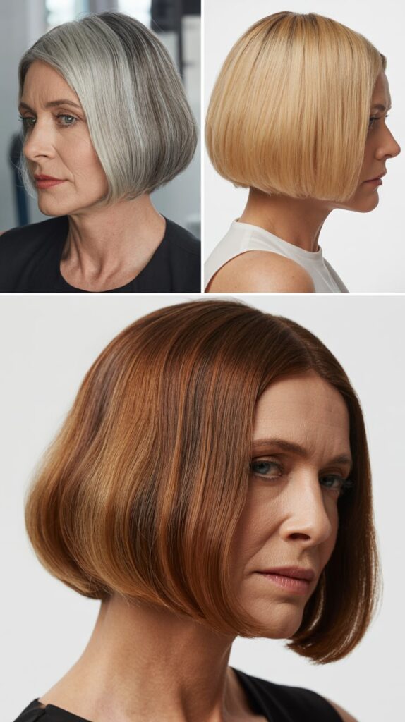 27 Trend-Forward Short Hairstyles for Women Over 50 Everyone Is Pinning 5 The Blunt Bob