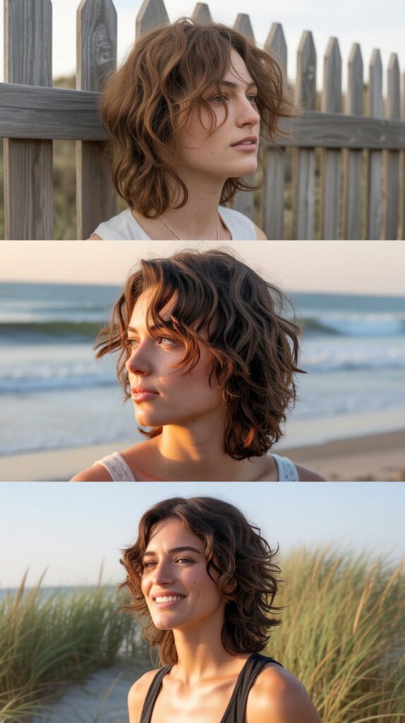 51 Best Haircuts for Thick Hair (Layered, Medium, Shoulder-Length) 36 Piece-y Shoulder-Length Cut