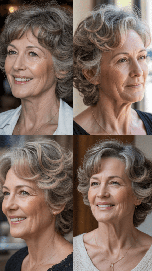  Face-Framing Layers with Soft Curls