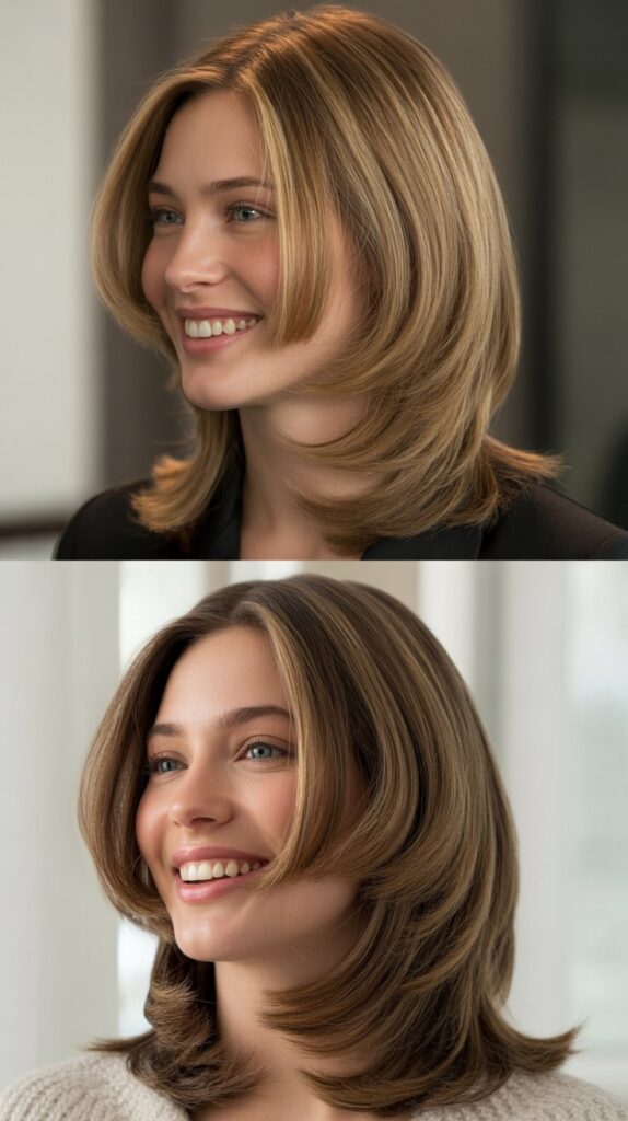 33 Best Long Haircuts With Flowy Front Layers 32 Long Layers With Concave Shape