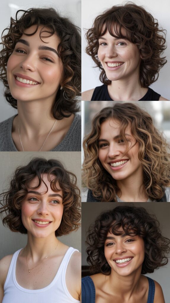 Curly Lob with Defined Layers