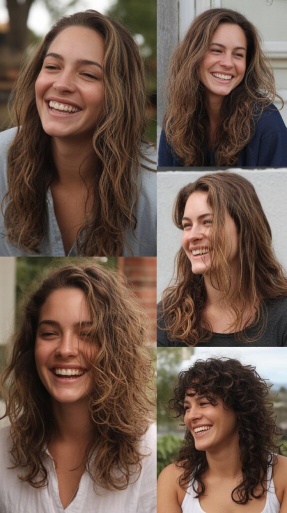 Long Layers with Natural Air-Dry Texture