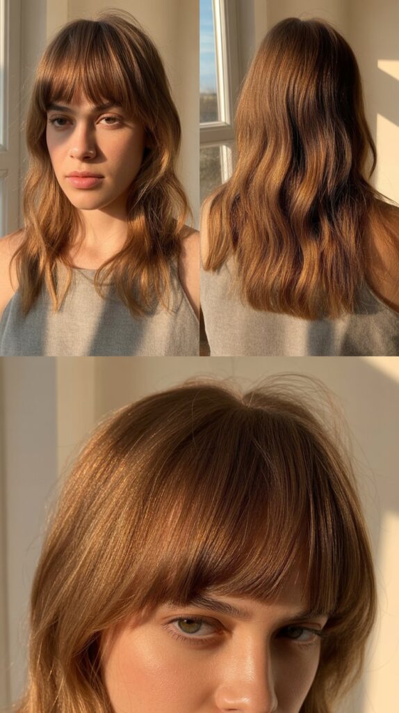Piece-y Bangs with Uninterrupted Back Length