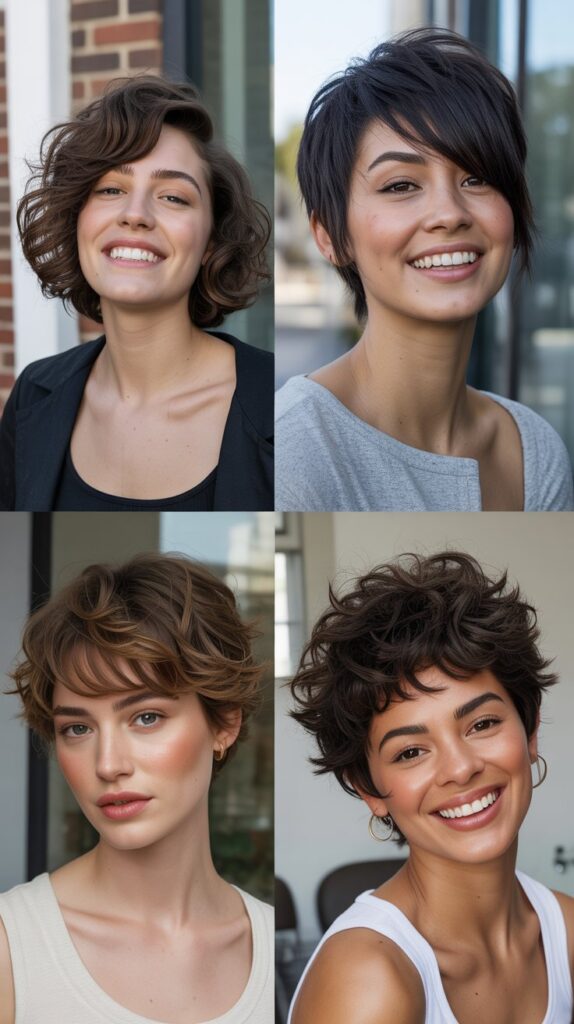 51 Best Haircuts for Thick Hair (Layered, Medium, Shoulder-Length) 21 Textured Crop