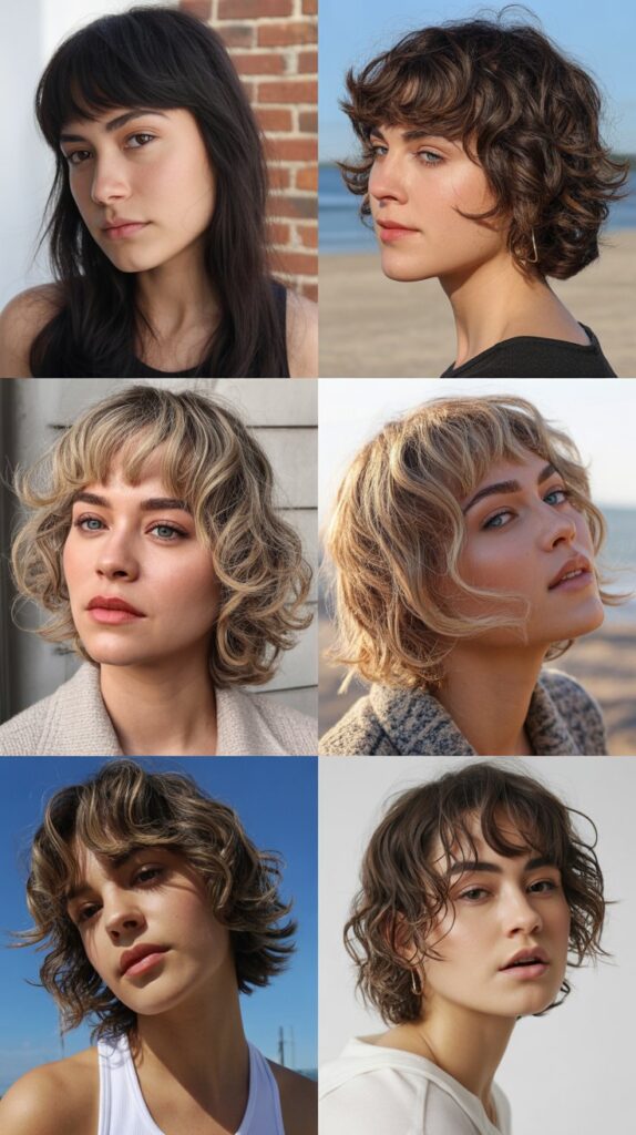 Wispy Micro Fringe with Beachy Texture