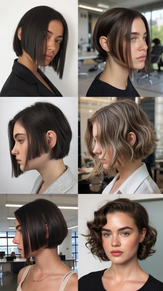51 Best Haircuts for Thick Hair (Layered, Medium, Shoulder-Length) 48 Asymmetrical Lob