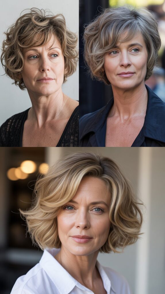 The Textured Choppy Bob