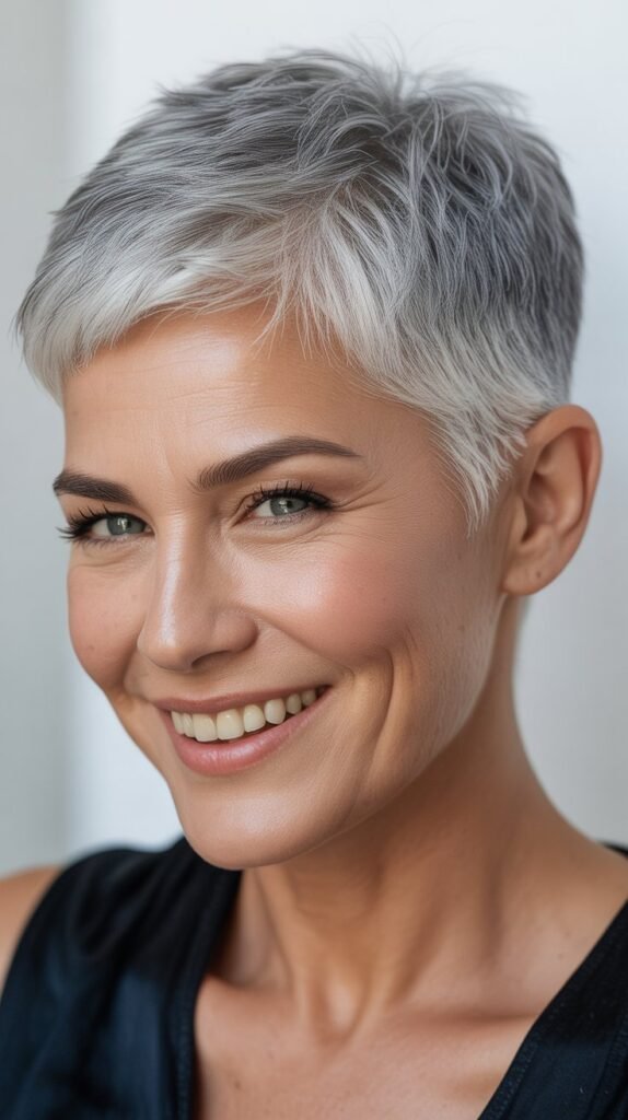 Natural Gray Pixie