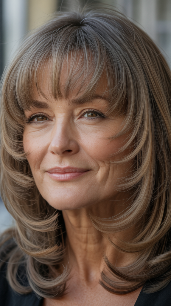 Wispy Bangs for Thick Hair