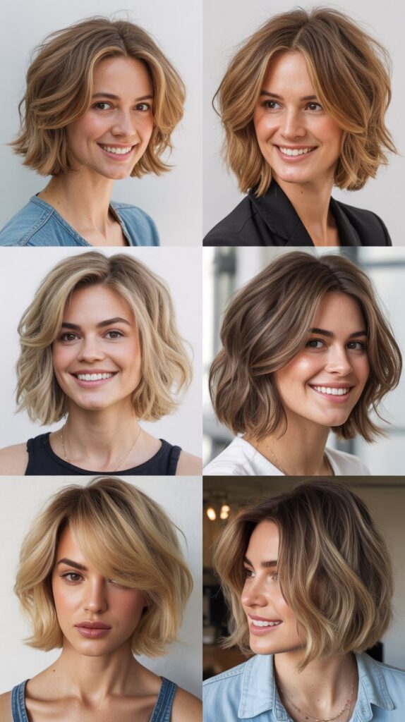 Choppy Long Bob for Thin Hair