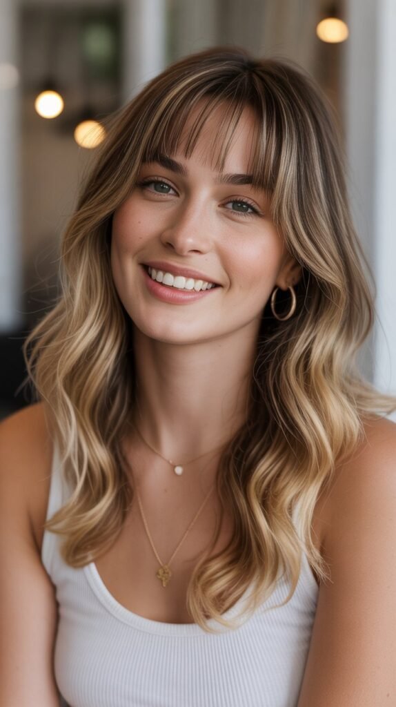 Soft Feathered Micro Bangs