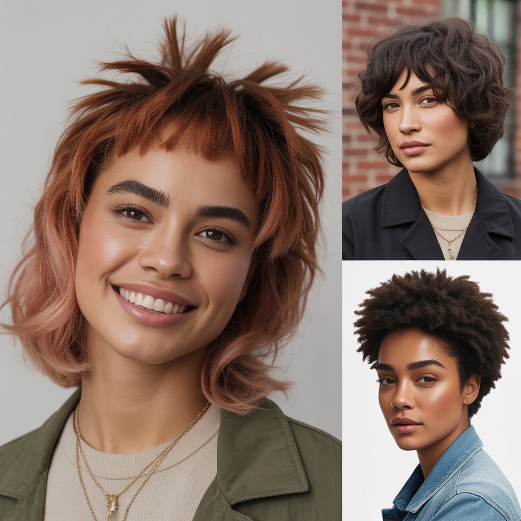 Edgy Layers with Micro Fringe for Avant-Garde Style