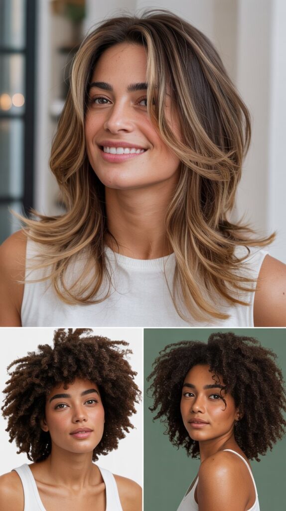 Layered Hair With Invisible Layers