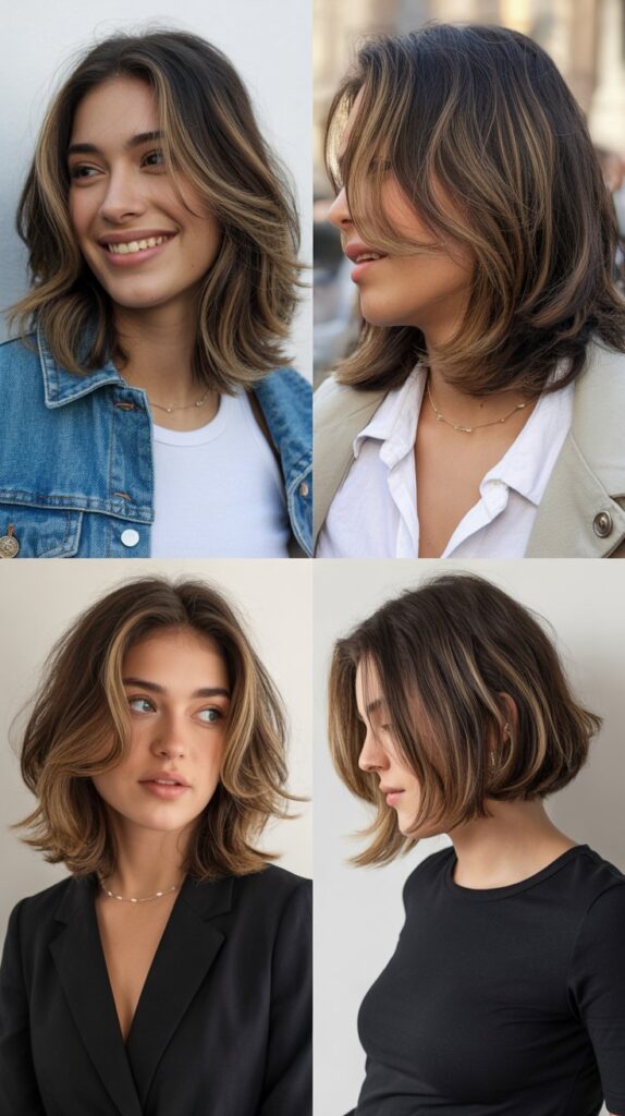  Long Layered Lob (Long Bob)