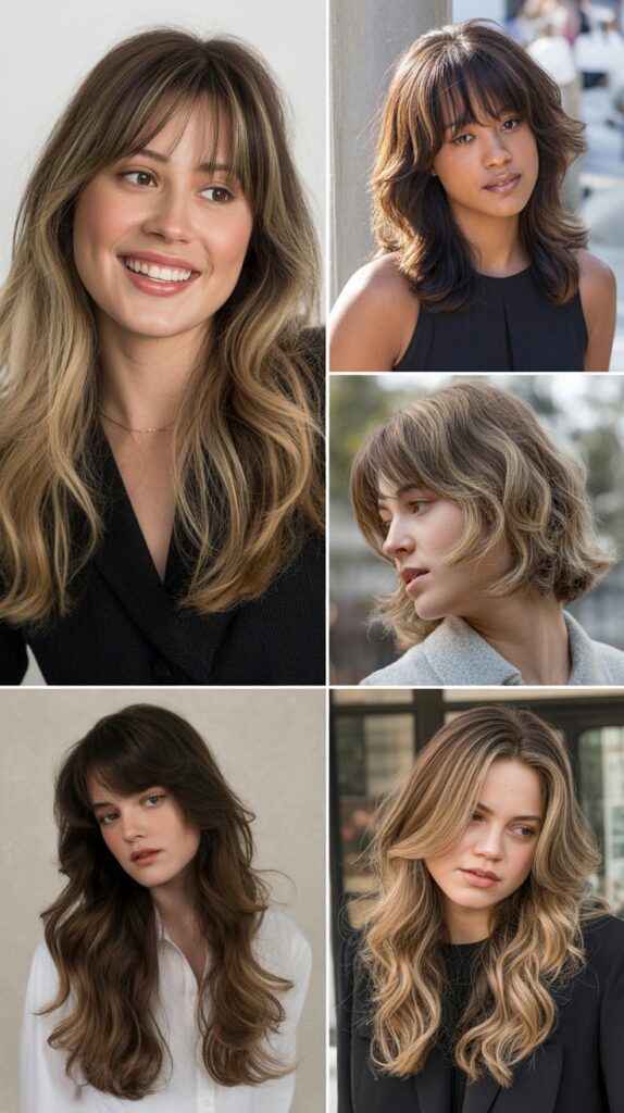 31 Trendy Hairstyles for Women Over 60 That Make You Look Younger 22 Long Layers with Face-Framing Bangs