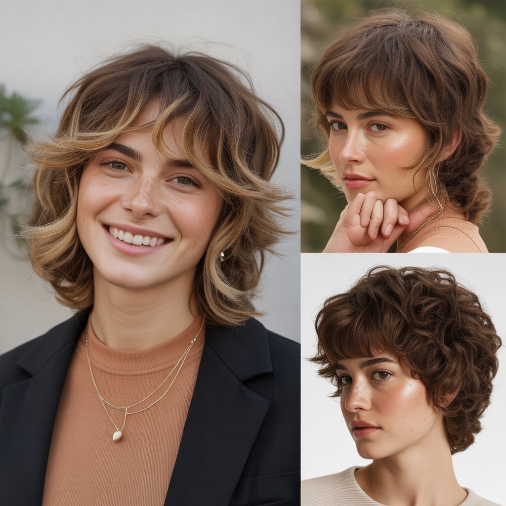 Shaggy Layers with Bottleneck Fringe for Trendy Texture