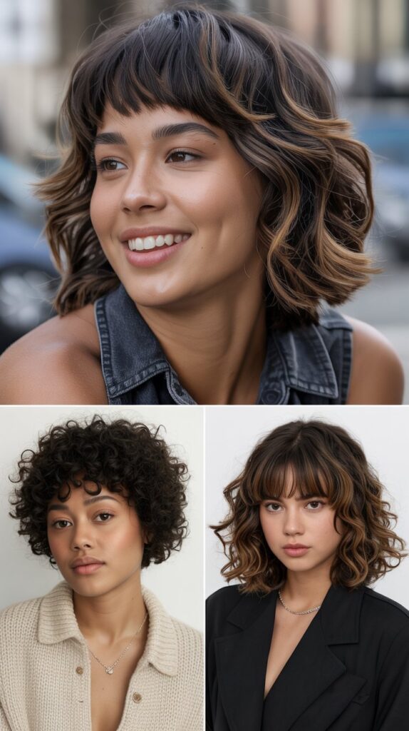 Soft Layers With Micro Bangs