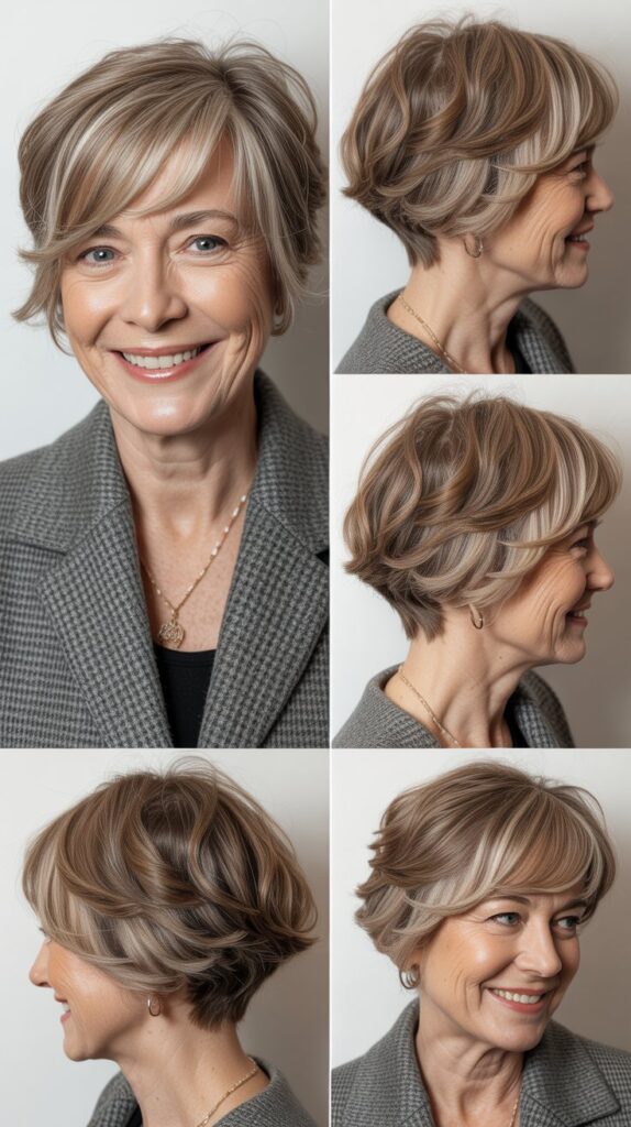 30 Youthful Medium-Length Hairstyles for Women Over 70 You'll Want to Copy 9 The Asymmetrical Cut with Longer Side