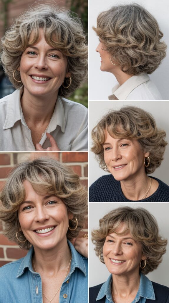30 Youthful Medium-Length Hairstyles for Women Over 70 You'll Want to Copy 20 The Beachy Waves with Natural Roots
