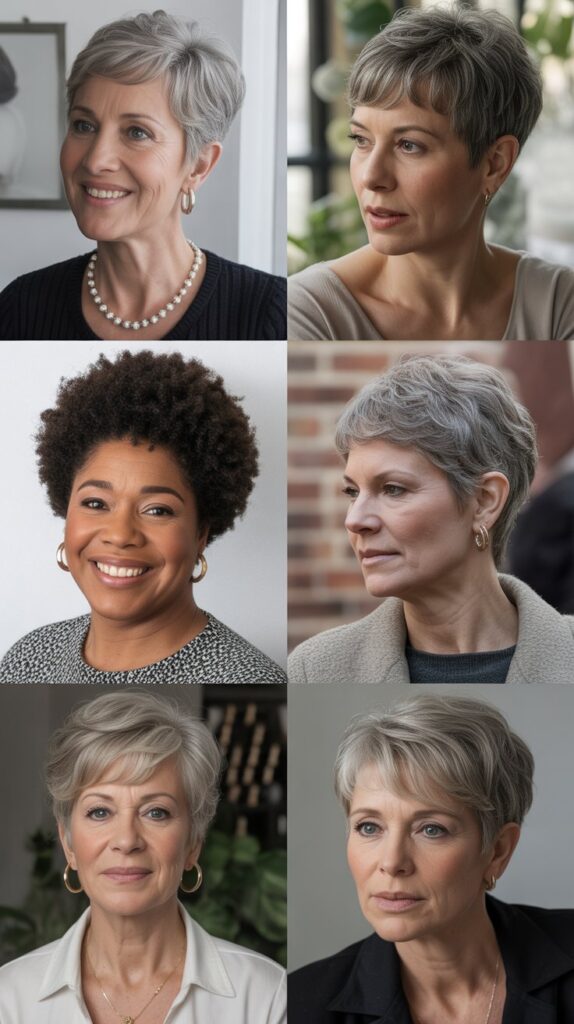 31 Trendy Hairstyles for Women Over 60 That Make You Look Younger 1 The Classic Pixie Cut