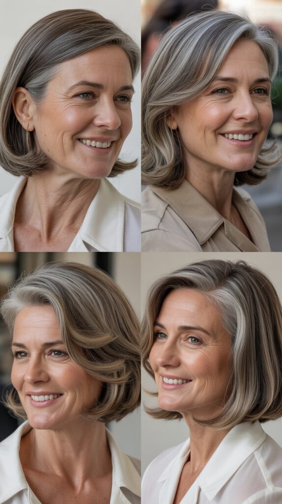 Tucked Behind the Ear Long Bob